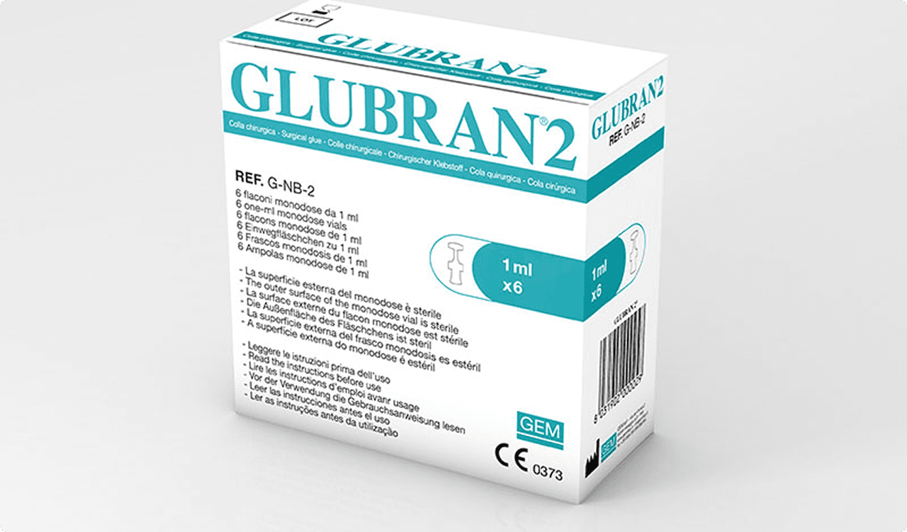 Caixa da cola Glubran2